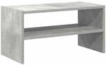 vidaXL Schuhregal Stapelbar Betongrau 60x30x30,5 cm