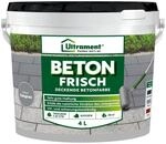 Ultrament Beton Frisch 4L Telegrau &ndash; Deckende Betonfarbe f&uuml;r Pflastersteine &