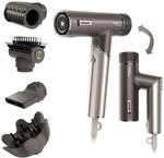 Shark SpeedStyle Pro Flex Haartrockner, hohe Leistung mit 4 Styling-Aufs&auml;tzen,