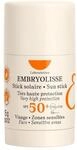 Embryolisse Stick Solaire Spf50 f&uuml;r Anwender, ideal f&uuml;r den t&auml;glichen...