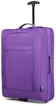 KONO Handgepäck Softcase Leicht Rollkoffer Stoffkoffer Polyester Violett |...
