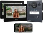 Goliath Basic Video T&uuml;rsprechanlage, 2 Draht Bus, 2X 7 Zoll Monitor, Unterputz
