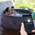 BRAST Whirlpool aufblasbar MSpa Frame Mono Eco f&uuml;r 6 Personen | &Oslash;173x65cm | 138