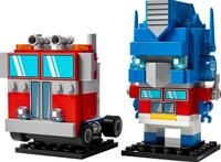 LEGO BrickHeadz 40803 &ndash; Optimus Prime Mech & Fahrzeug, 2-in-1 Bauset, 237...
