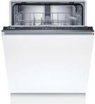 M&aacute;quina de Lavar Lou&ccedil;a Encastre Bosch SMV25AX06E 12 conjuntos Branco
