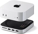 SATECHI Mac mini M4 Hub & Stand mit NVMe-SSD-Geh&auml;use, Mac mini M4 Dock mit 2X...