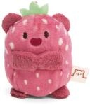 NICI My Mochi Kuscheltier B&auml;r Nomo Erdbeere 5cm pink - Stofftier aus weichem
