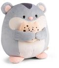 NICI MYMOCHI Kuscheltier Hamster Shai 27cm mit Keks grau - Stofftier aus weichem