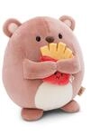 NICI MYMOCHI Kuscheltier B&auml;r Nomo 16 cm mit Pommes in Geschenkbox 11x12x6,5 cm,