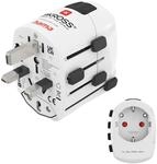 Hama Reiseadapter weltweit, universal, f&uuml;r mehr als 150 L&auml;nder, wei&szlig;
