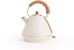 CREATE/KETTLE RETRO L/Elektrischer Wasserkocher Cremewei&szlig;/Schnelles Aufkochen,