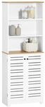 SoBuy Badezimmerschrank Schmaler &ndash; Badezimmer Hochschrank 30cm mit...