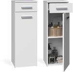 CDF Badezimmerschrank Schmal Midischrank 30 cm breit Standschrank Badschrank f&uuml;r