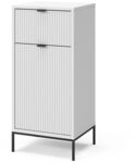 Vicco Badschrank Eliza, Wei&szlig;, 40 x 87 cm mit T&uuml;r und Schublade, zur...