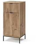 Vicco Badschrank Eliza, Viking Oak, 40 x 87 cm mit T&uuml;r und Schublade, zur