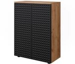 Vicco Midischrank Irma, Anthrazit gepunktet, 60 x 81 cm | zur Aufbewahrung im...