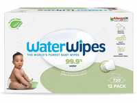 WaterWipes plastikfreie, originale Reinigungstücher für Babys, 720 Stück (12