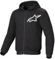 Alpinestars Chrome V2 Sport Motorrad Zip Hoodie, schwarz, S