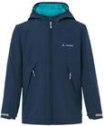 VAUDE Kids Moab Stretch Jacket, Elastische, leichte Kinder Outdoorjacke, dark sea,