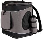 lionto Hunderucksack faltbar f&uuml;r unterwegs, 34x30x42 cm, aus robustem Oxford-Stoff &