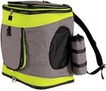 lionto Hunderucksack faltbar f&uuml;r unterwegs, 34x30x42 cm, aus robustem Oxford-Stoff &