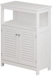 Vicco Midischrank Riad, Wei&szlig;, 60 x 80 cm mit T&uuml;ren und offenem Fach, zur