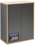 FACKELMANN Finn Midischrank (60 x 75 x 30,5 cm) &ndash; Badezimmerkommode mit 2