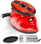 Duronic SI3 RD Mini Reiseb&uuml;geleisen, 400W Mini B&uuml;geleisen, Dampfb&uuml;geleisen 35ml