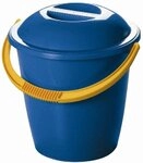 EIMER RUND MIT DECKEL 13 LTR