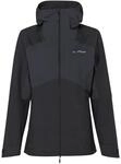 VAUDE Women's Simony 2,5L Jacket V, Leichte Damen Regenjacke, black, 40