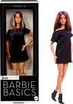 Barbie Basics-Modell 1, Sammlerpuppe mit br&uuml;netten Haaren, schwarzem Minikleid und