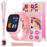 OKYUK 4G Kinder smartwatch, smartwatch Kinder mit GPS und Telefon,Armbanduhr Junge