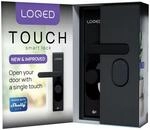 Shelly LOQED Touch Smart Lock Schwarz &ndash; WLAN Schl&uuml;sselloses T&uuml;rschloss mit