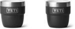 YETI Rambler Stapelbare Tasse Mit DuraSip Keramikbeschichtung, Black, 2 Pack 4 oz