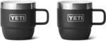 YETI Rambler Stapelbare Tasse Mit DuraSip Keramikbeschichtung, Black, 2 Pack 6 oz