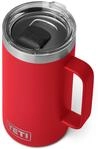 YETI Rambler Krug Mit MagSlider Deckel, Rescue Red, 24 oz (709 ml)