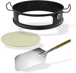 DEMA Grill Pizzaring Set &ndash; Pizzaform & Backform f&uuml;r 57 cm Rundgrill & Kugelgrill,