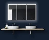 Talos Sun LED Badspiegel 45x70 cm mit Beleuchtung &ndash; Wandspiegel mit
