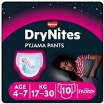 Huggies Drynites Baby M&auml;dchen Schlaf-Slip, saugf&auml;hig, Gr&ouml;&szlig;e M (17-30 kg), 10