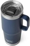 YETI Rambler Reisebecher Mit Stronghold Deckel, Navy, 20 oz (591 ml)