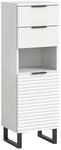 xonox.home Badezimmer Riff Kommode Schrank Standschrank schmaler...