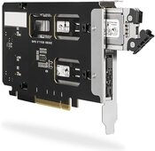 ICY DOCK Wechselrahmen/Adapterkarte f&uuml;r Zwei PCIe 4.0 M.2 NVMe SSDs in einem PCIe