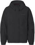 VAUDE Women's Mineo Rain Jacket, urbane Regenjacke, black, 42