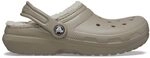 Crocs Unisex Kinder Classic Lined Clog K Clog, Mushroom/Bone, 28/29 EU