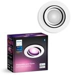 Philips Hue White & Color Ambiance Centura runde Einbauspots 1er Pack (400 lm),