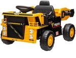 AIYAPLAY Elektrischer Traktor mit Schaufel, 12 V, f&uuml;r 3-5 Jahre, Gelb | Kinder