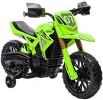 AIYAPLAY Elektro Kindermotorrad mit Hupe 3 km/h f&uuml;r Kinder 3-8 Jahre Gr&uuml;n