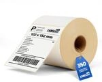 Labelident Versandetiketten 102 x 152 mm - 350 Thermoetiketten auf 1 Rolle/n | Stark
