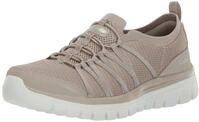 Skechers Damen Graceful-Soft Soul Sneaker, Taupe Mesh/Duraleather, 37.5 EU