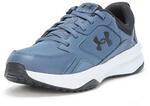 Under Armour Charged Edge Herren-Sneaker, (044) Downpour Grau/Schwarz/Schwarz, 42 EU